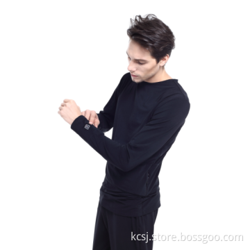 7.4V battery powered electrical heated underwear, heated long underwear